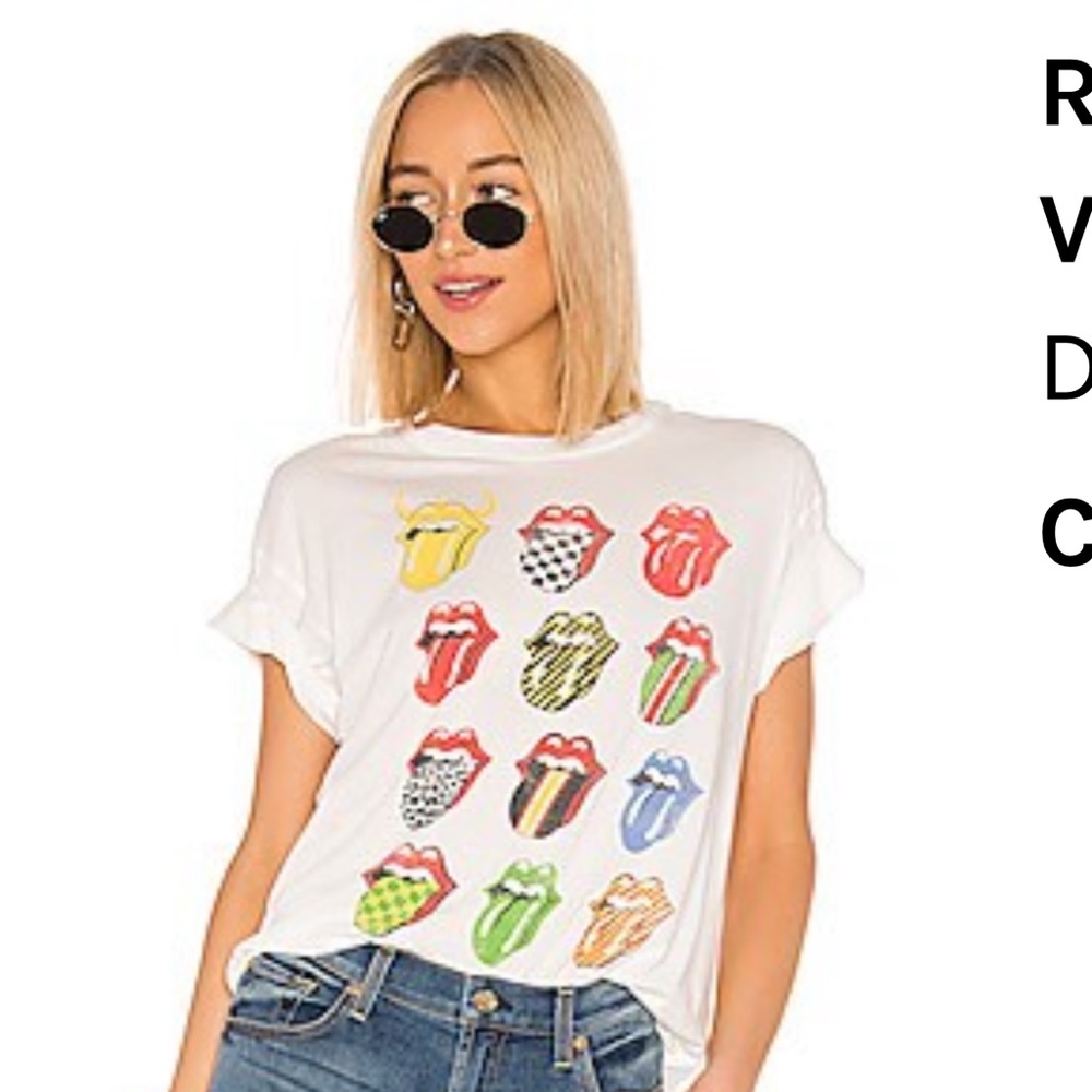 Revolve Rolling Stones tee - size L